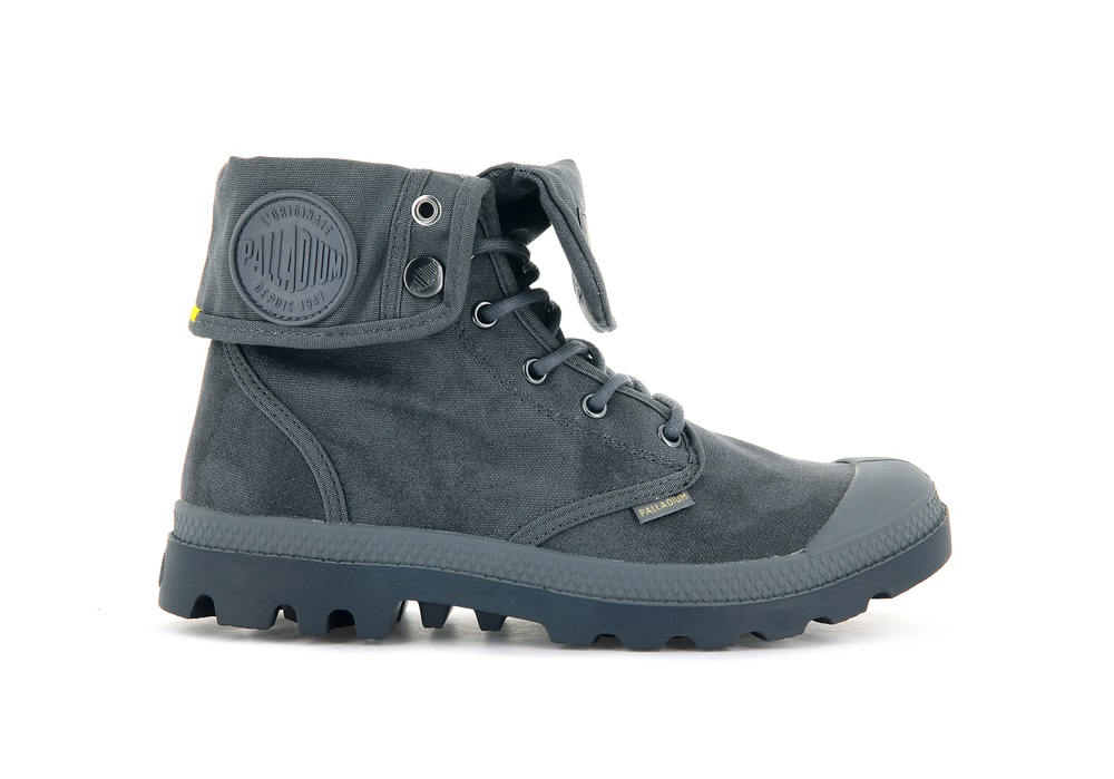 Botas Palladium PAMPA BAGGY WAX Hombre Metal | Costa Rica-79231